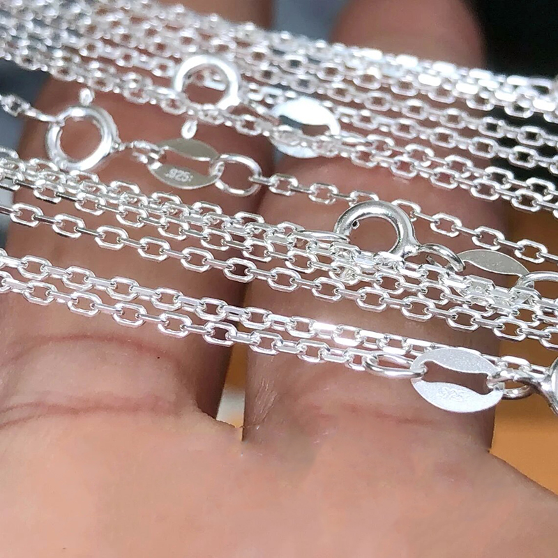 925 Sterling Silver 1.3mm X 16 - Jewelry Making Dc ulasan dan harga