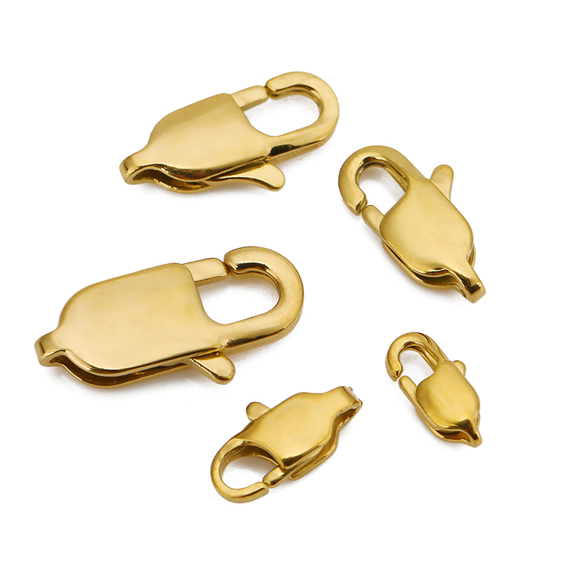 10pcs High End Quality Gold St - Lobster Clasp Silver ulasan dan harga