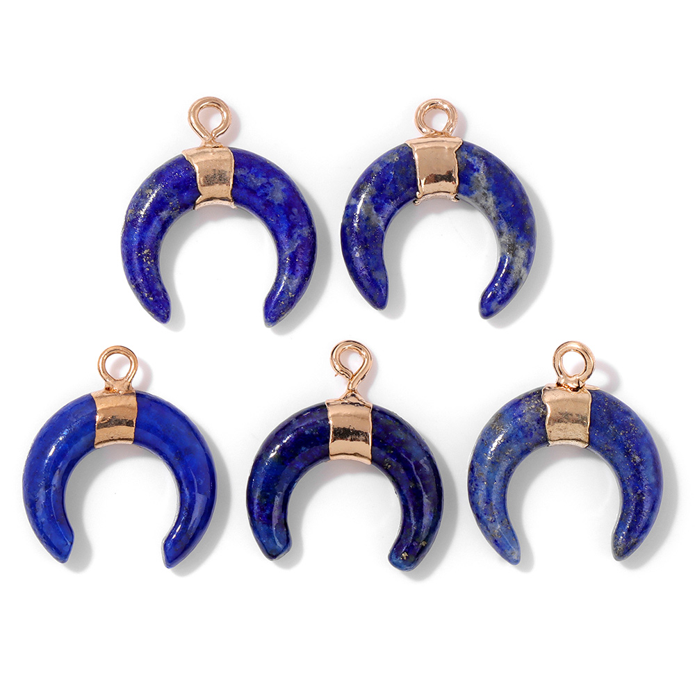 5PCS/lot Lapis Lazuli Stone Pe - Jewelry Making Gemstones ulasan dan harga