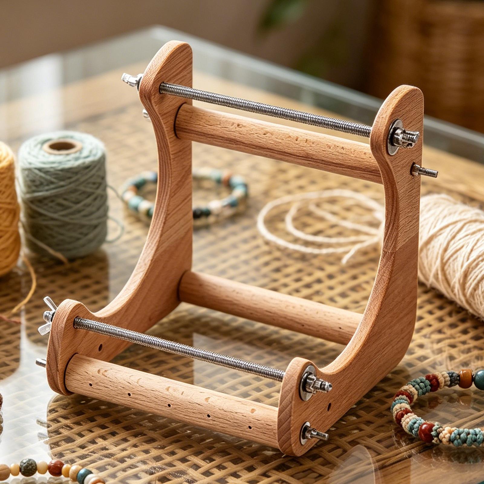 Wood Beading Loom Adjustable V - Jewelry Making Machines ulasan dan harga