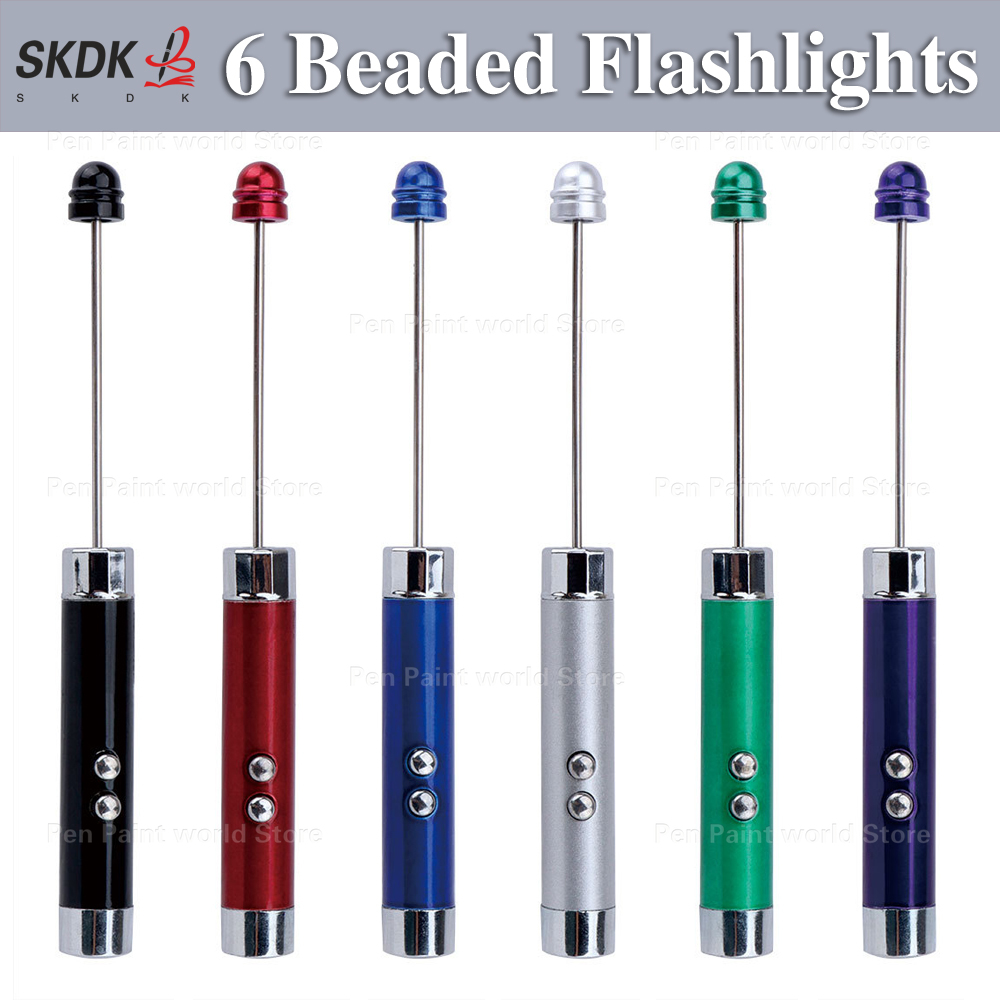6Pcs Decorative Bead Light Pen - Jewelry Making Torch ulasan dan harga