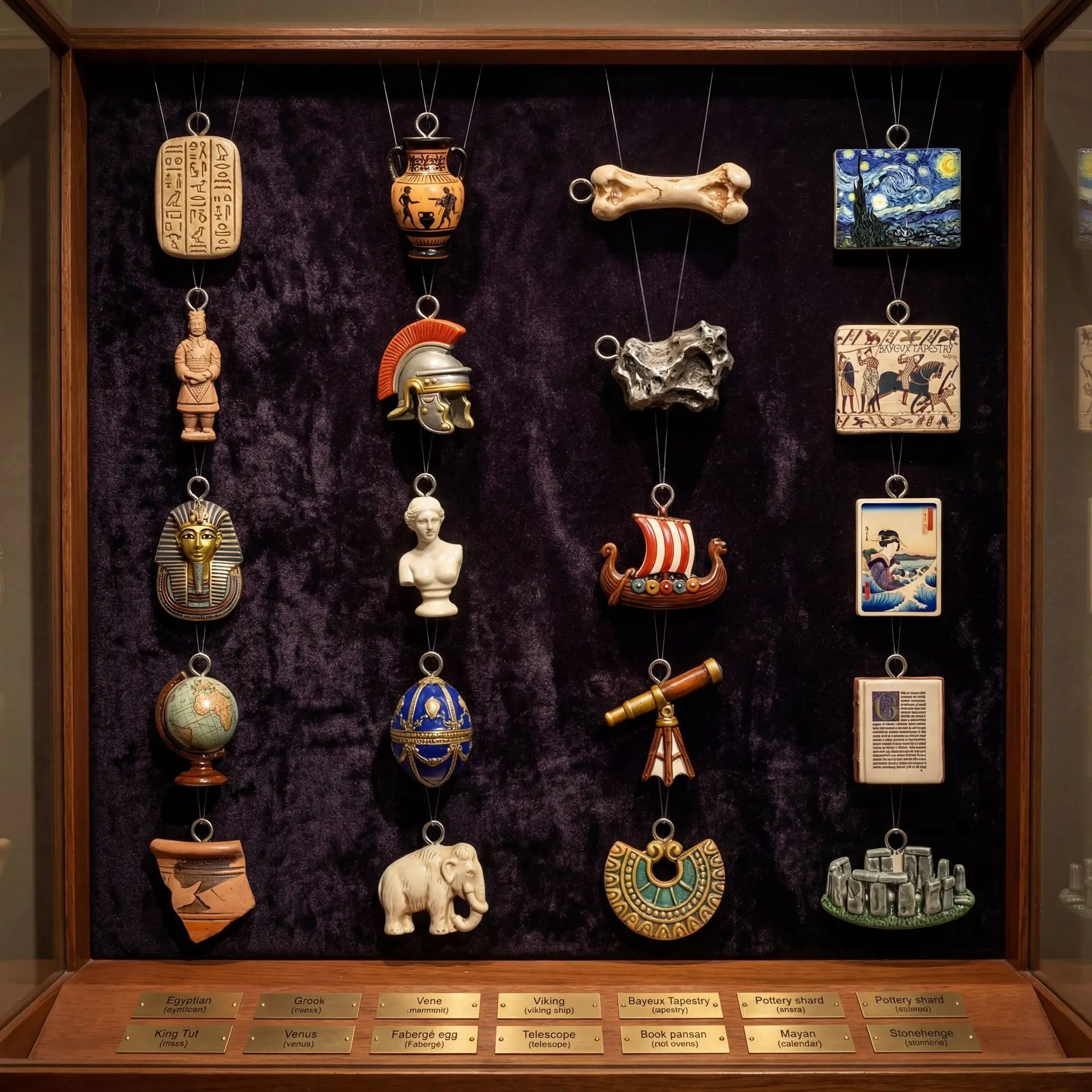 Mini World History Antique Fig - Jewelry Making History ulasan dan harga