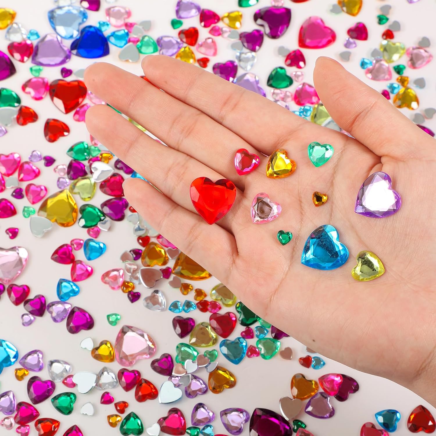 510 Pieces Nail Art Acrylic Fl - Jewelry Making Drill ulasan dan harga