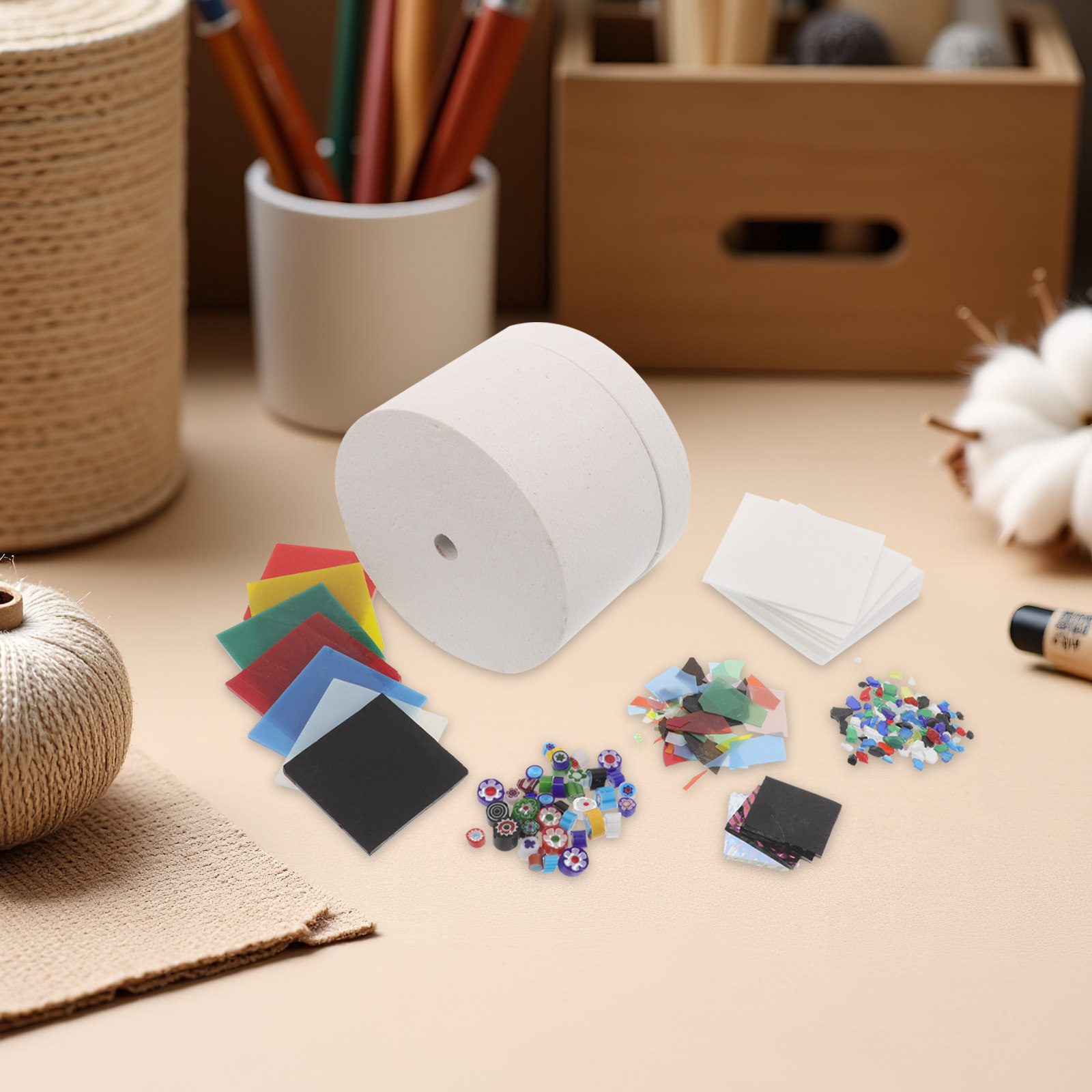 1Set Microwave Kiln Kit for Gl - Jewelry Making At Home ulasan dan harga
