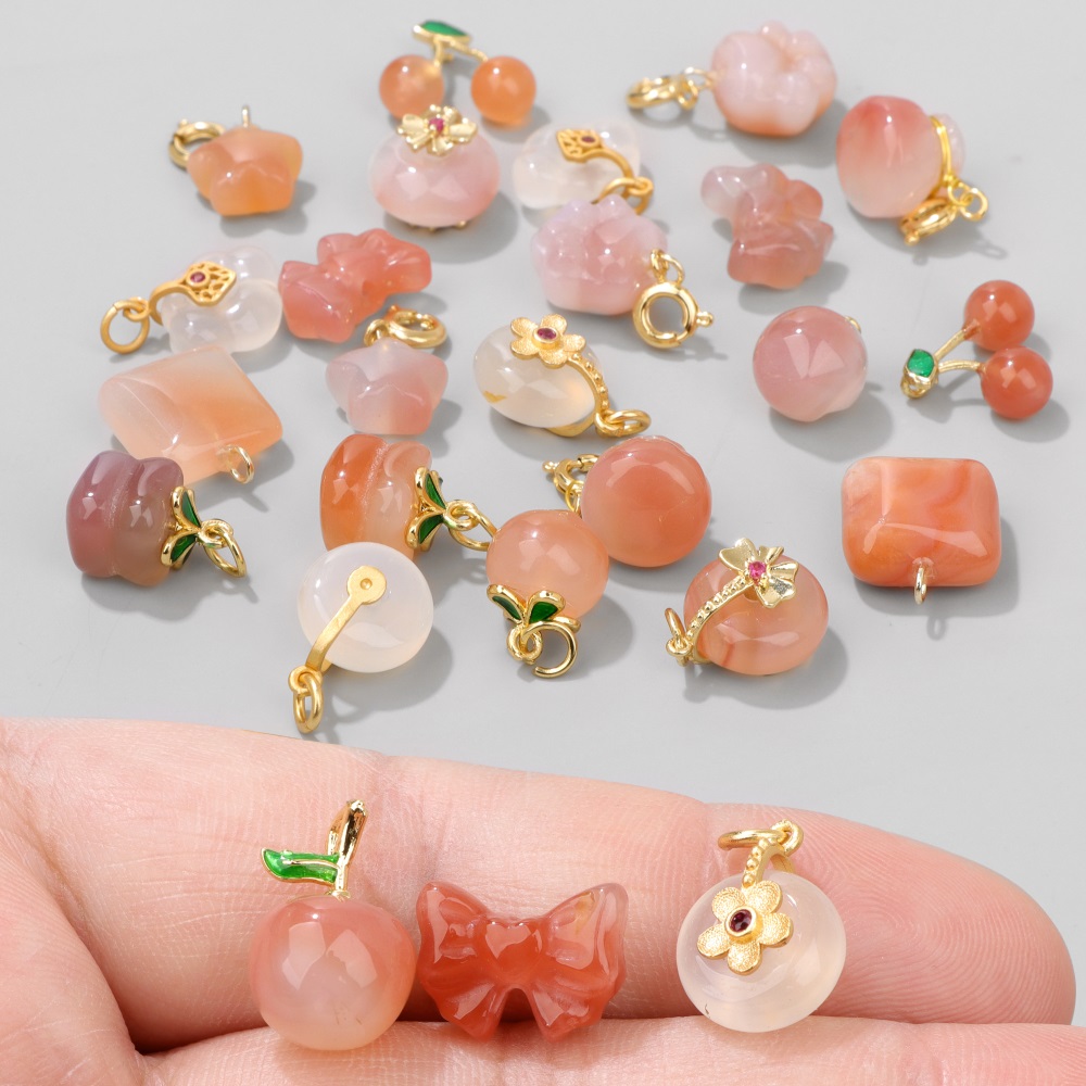 2Pcs Natural Stone Gems Agates - Jewelry Making Gemstones ulasan dan harga