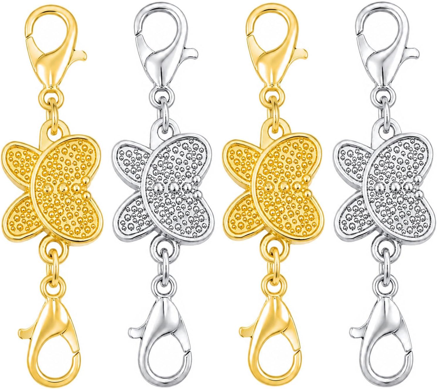 Butterfly Magnetic Necklace Cl - Lobster Clasp Silver ulasan dan harga