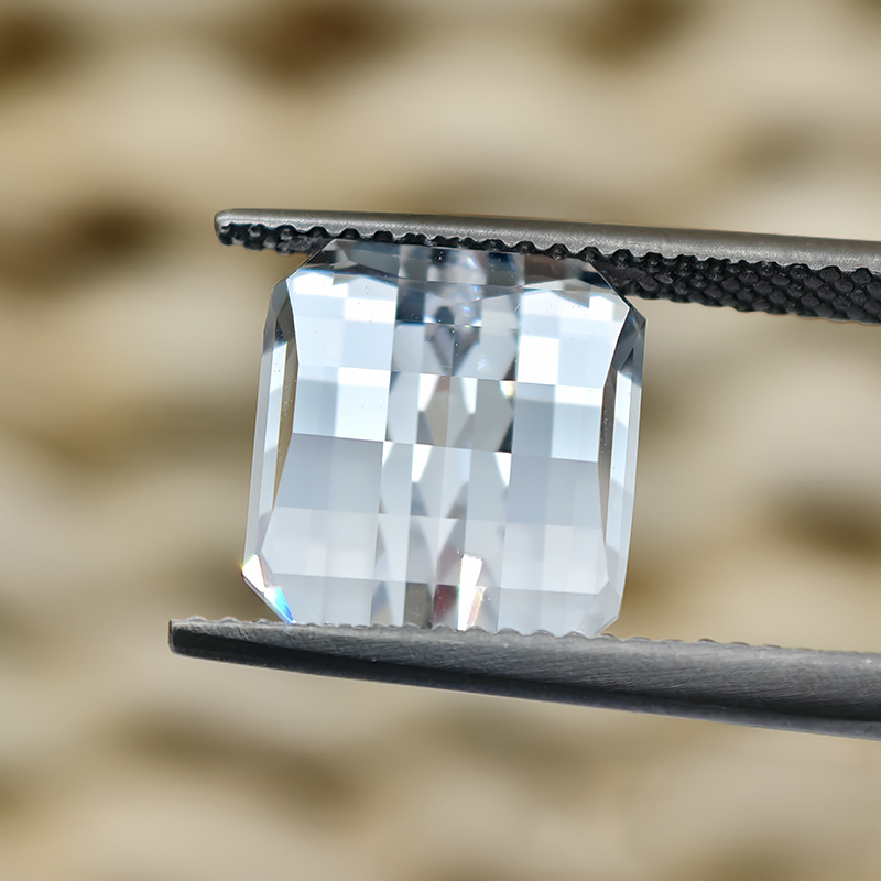 Surper White Mosaic cutting 10 - Jewelry Making Gemstones ulasan dan harga